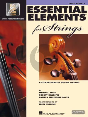 Gillespie Allen Tellejohn Hayes Essential Elements for Strings for Cello Vol.2 Book with Audio Online (A Comprehensive String Method)