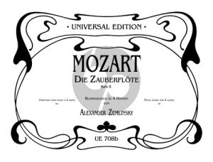 Mozart Die Zauberflote Vol.2 Piano 4 Hds. (transc. Alexander Zemlinsky)