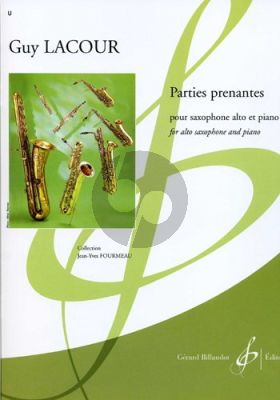 Lacour Parties prenantes Saxophone Alto-Piano (adv. level) (grade 8)