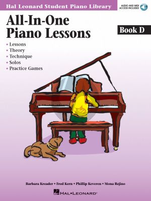 Hal Leonard  All In One Piano Lessons Book D Book with Audio & Midi Access Code