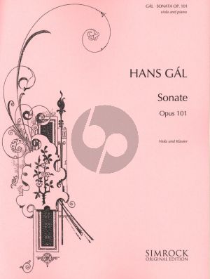 Gal Sonata Op.101 for Viola-Piano