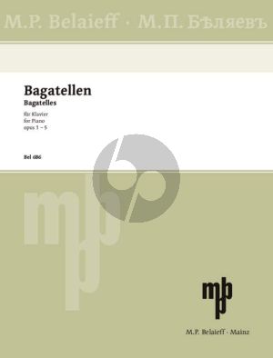 Silvestrov Bagatellen Op.1-5 Klavier