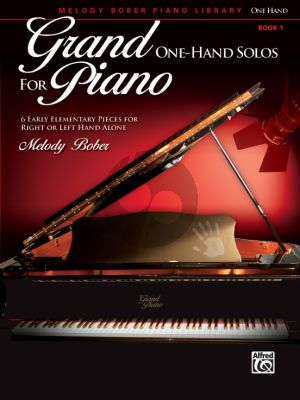 Bober Grand One-Hand Solos Vol.1 6 early elementary Pieces for Right or Left Hand alone