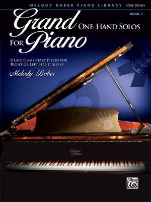 Bober Grand One-Hand Solos Vol.3 8 late elementary Pieces for Right or Left Hand alone