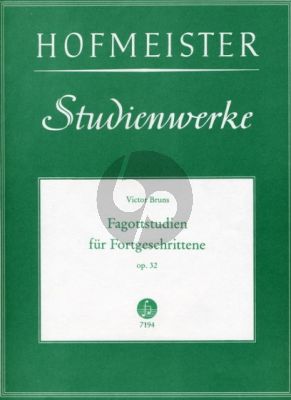 Bruns Studien fur Fortgeschrittene Op.32 Fagott