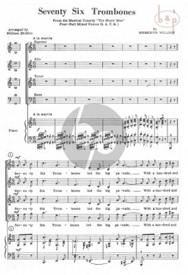 Seventy Six Trombones SATB-Piano Arr. Stickles