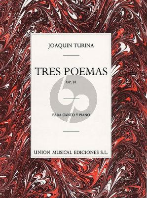 Turina 3 Poemas Op.81 Voice-Piano