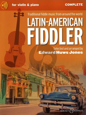 The Latin American Fiddler Violin-Piano with opt. Violin accomp-Easy Violin and Guitar Book with Audio Online (New Edition)