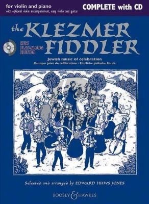 Huws Jones The Klezmer Fiddler Violin-with 2nd Vi.-Piano and Guitar opt. (Bk-Cd) (new complete edition)