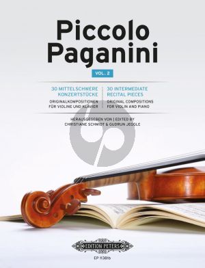 Piccolo Paganini Vol. 2 Violin and Piano (edited by Gudrun Jeggle and Christiane Schmidt)