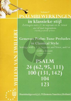 Psalmbewerkingen in Klassieke Stijl Vol.5