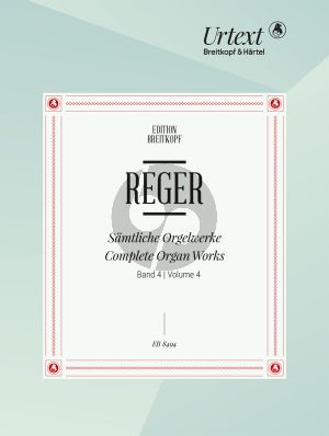 Reger Samtliche Orgelwerke Vol.4 Freie Orgelstucke II (H.Klotz-M.Weyer-H.Haselbock)