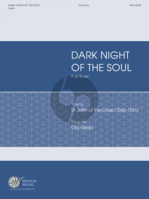 Gjeilo Dark Night of the Soul SSAATTBB-String Quartet and Piano Fullscore