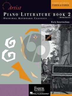 Faber Hartmann Piano Adventures - Literature Book 2 Developing Artist Original Keyboard Classics (Book with Audio Online)