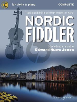 Huws Jones The Nordic Fiddler Violin-Piano with opt. Violin accomp.-easy Violin and Guitar (Book with Audio Online)
