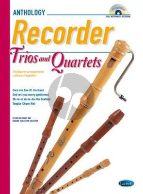 Recorder Trios & Quartets Score-Parts (Bk-Cd) (arr. Andrea Cappellari)