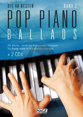 Pop Piano Ballads Vol.3 Buch-2 Cd's