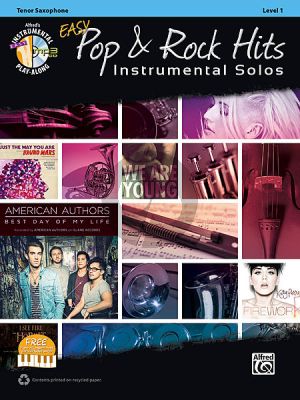 Easy Pop & Rock Hits Instrumental Solos Tenor Sax. (Bk-Cd)