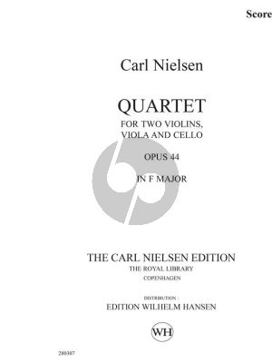 Nielsen String Quartet F-Major Op.44 Study Score