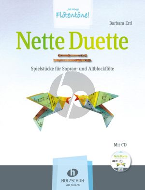 Erti Nette Duette Sorpan-Altblockflote Buch-Cd