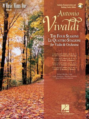 Vivaldi 4 Seasons Opus 8 No.1 - 2 - 3 - 4 Violin-Strings-Bc (Bk-DeLuxe 2 Cd Set) (MMO)