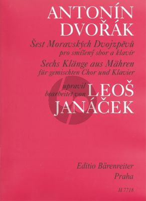 Dvorak 6 Klange aus Mahren SATB-Klavier (Janacek) (Tschech./Deutsch.)