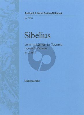 Sibelius Lemminkainen in Tuonela Op. 22 No. 3 Study Score