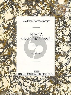 Elegia a Maurice Ravel for Piano