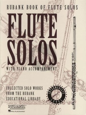 Rubank Book of Flute Solos (with Piano Accomp.) (interm.level)