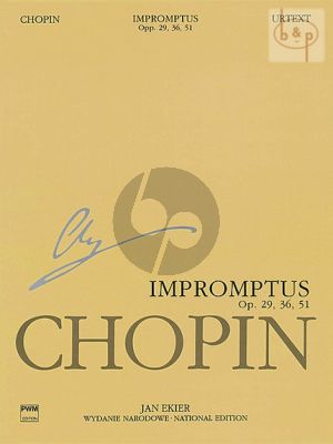 Impromptus Op.29 - 36 - 51 Piano (Urtext)