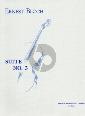 Boch Suite No.3 Cello solo (1957)