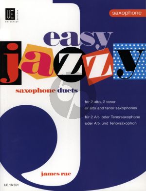 Rae Easy Jazzy Duets 2 Saxophones AA/TT/AT (Grade 1 - 2)