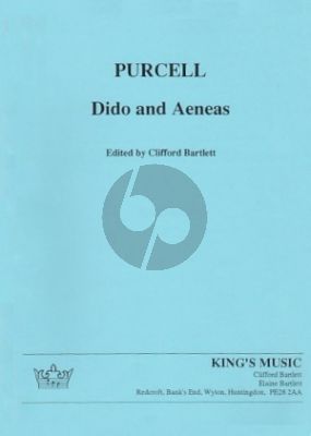 Purcell Dido and Aeneas Score (edited by Clifford Bartlett)