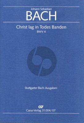 Bach Kantate BWV 4 Christ lag in Todes Banden Soli-Chor-Orch.) Studienpart.