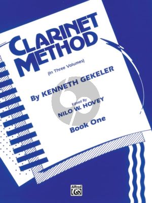 Gekeler Belwin Clarinet Method Vol. 1 (edited by Nilo W. Hovey)