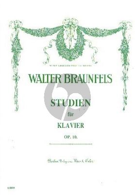 Braunfels Studien Op.10 Klavier