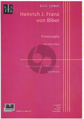 Passacaglia (Viola Solo) (edited by Max Rostal)