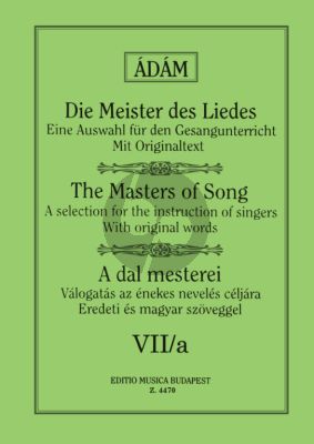 MASTERS OF SONG VOL.7A for High Voice and Piano