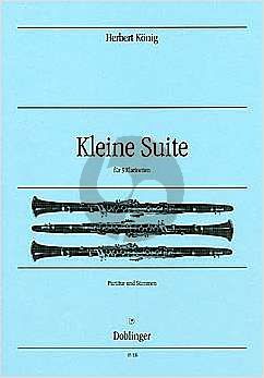 Konig Kleine Suite 3 Klarinetten