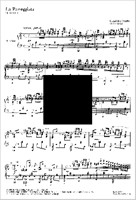 Rossini La Passeggiata SATB-Klavier (ed. Guido Johannes Joerg)