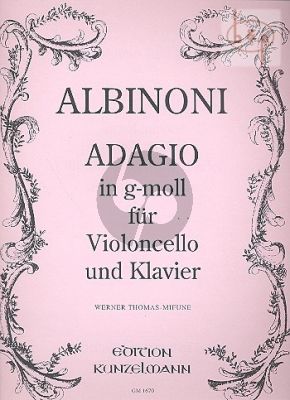 Adagio g-Moll Violoncello-Klavier