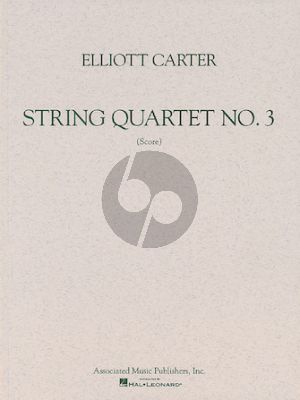 Carter String Quartet No.3 Score (1971)