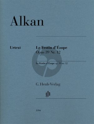 Alkan Le Festin d'Esope Etude Op. 39 No. 12 Piano (Norbert Gertsch)