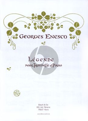 Enescu Legende Trompette et Piano