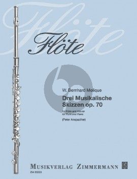 Molique Musikalische Skizzen Op. 70 Flöte und Klavier (Peter Anspacher)