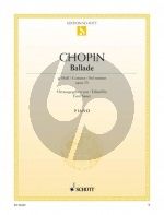 Chopin Ballade opus 23 Klavier