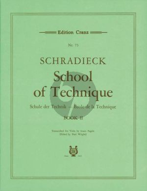 Schradieck Schule der Violatechnik Vol.2 (Louis Pagels/Paul Wright)