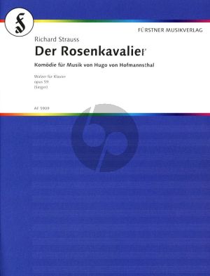 Strauss Walzer aus der Rosenkavalier Op. 59 Klavier (transcr. Otto Singer)