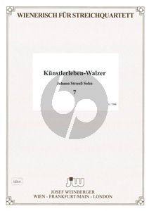 Wienerisch Vol.7 Strauss Künstlerleben-Walzer Op.316 2 Vi.-Va.-Vc. (Stimmen)