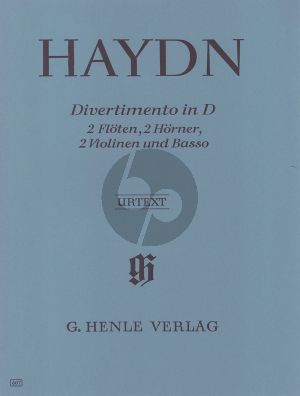 Haydn Divertimento D-dur Hob.II:8 (2 Fl.- 2 Hrns[D]- 2 Vi.-Basso) (Score/Parts) (edited by Sonja Gerlach) (Henle-Urtext)